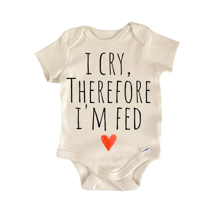 Cry Crying  - Baby Boy Girl Clothes Infant Bodysuit Funny Cute Newborn  Funny Cute Onesie® | North Fork Forager LLC