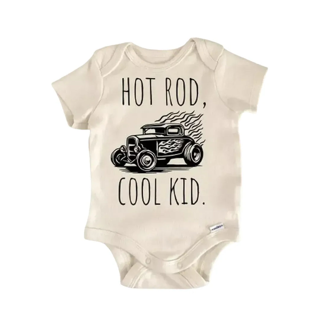 Hot Rod Muscle Car - Baby Boy Girl Clothes Infant Onesie® Funny Cute Newborn GS1 BBY  Funny Cute Onesie® | North Fork Forager LLC