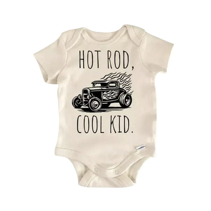 Hot Rod Muscle Car - Baby Boy Girl Clothes Infant Onesie® Funny Cute Newborn GS1 BBY  Funny Cute Onesie® | North Fork Forager LLC