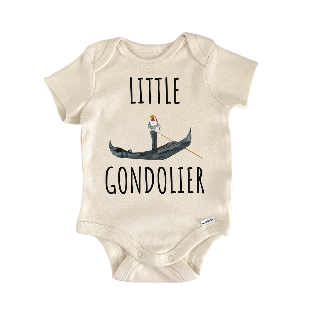 Gondolier Boat Italian Venice Italy Baby Gift Baby Onesie®