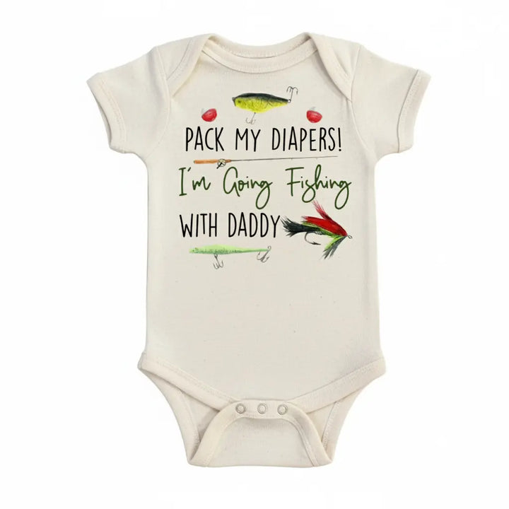 Fishing Diapers - Baby Boy Girl Clothes Infant Bodysuit Funny Cute Newborn  Funny Cute Onesie® | North Fork Forager LLC