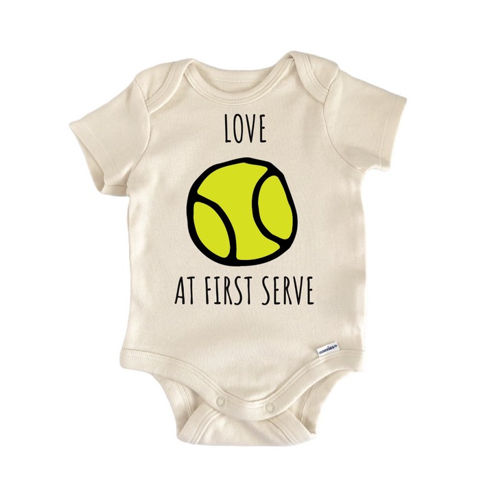 Tennis Ball Serve Love Infant Gift Baby Onesie®