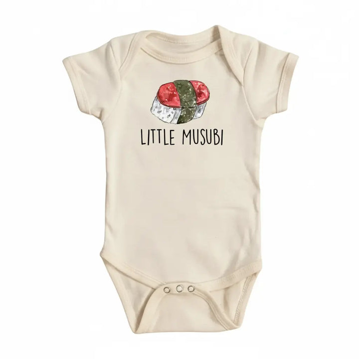 Spam Musubi Little - Baby Boy Girl Clothes Infant Bodysuit Funny Cute Newborn  Funny Cute Onesie® | North Fork Forager LLC