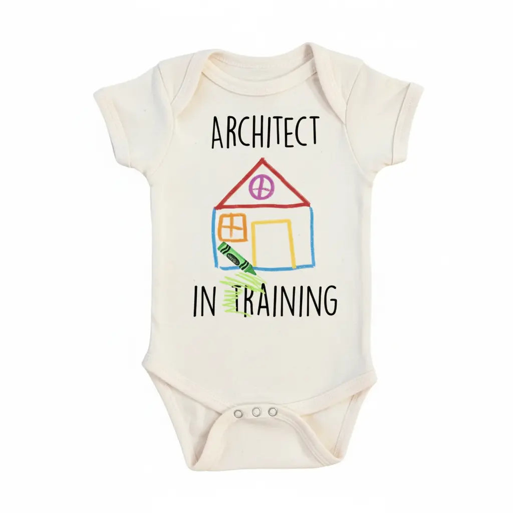 Architect Training - Baby Boy Girl Clothes Infant Bodysuit Funny Cute Newborn  Funny Cute Onesie® | North Fork Forager LLC