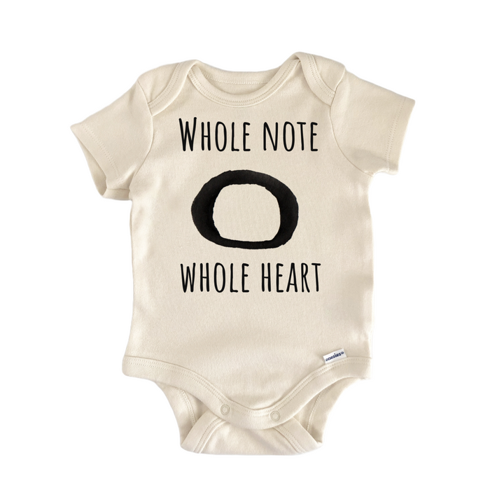 Whole Note Musical Notes Baby Gift Baby Onesie®