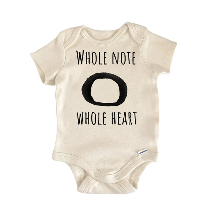 Whole Note Musical Notes Baby Gift Baby Bodysuit