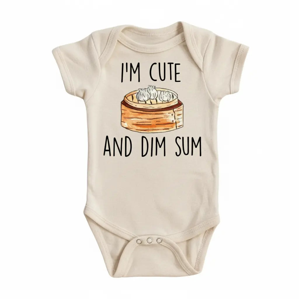 Dim Sum - Baby Boy Girl Clothes Infant Onesie® Funny Cute Newborn GS1  Funny Cute Onesie® | North Fork Forager LLC