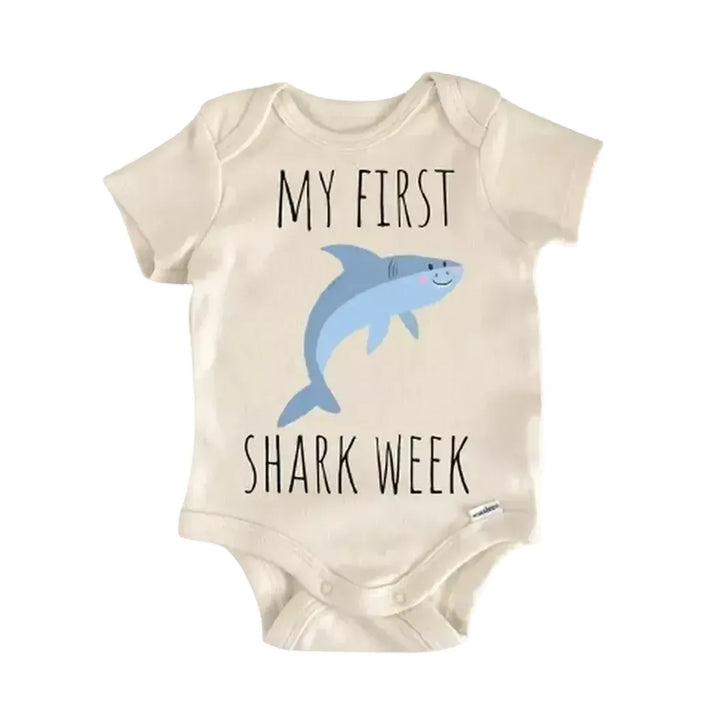 Shark Ocean Fish - Baby Boy Girl Clothes Infant Onesie® Funny Cute Newborn GS1 BBY  Funny Cute Onesie® | North Fork Forager LLC