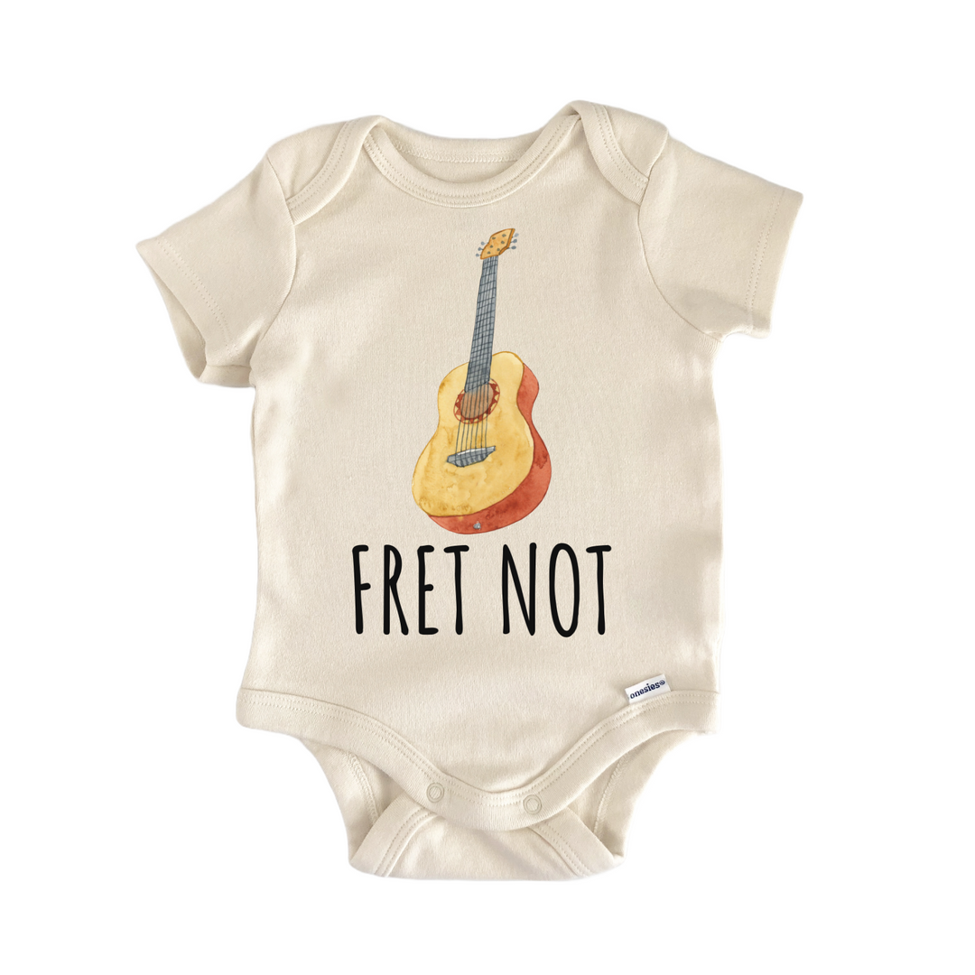 Acoustic Guitar Fret Baby Gift Baby Onesie®