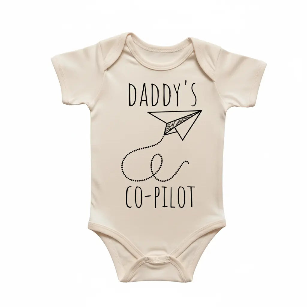 Copilot Pilot Airplane - Baby Boy Girl Clothes Infant Bodysuit Funny Cute Newborn  Funny Cute Onesie® | North Fork Forager LLC