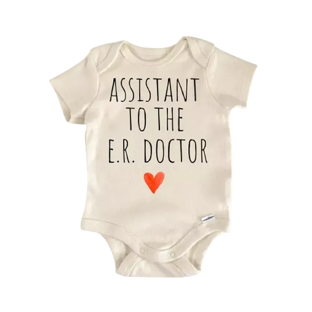 E.r. Er Doctor Nurse - Baby Boy Girl Clothes Infant Bodysuit Funny Cute Newborn  Funny Cute Onesie® | North Fork Forager LLC