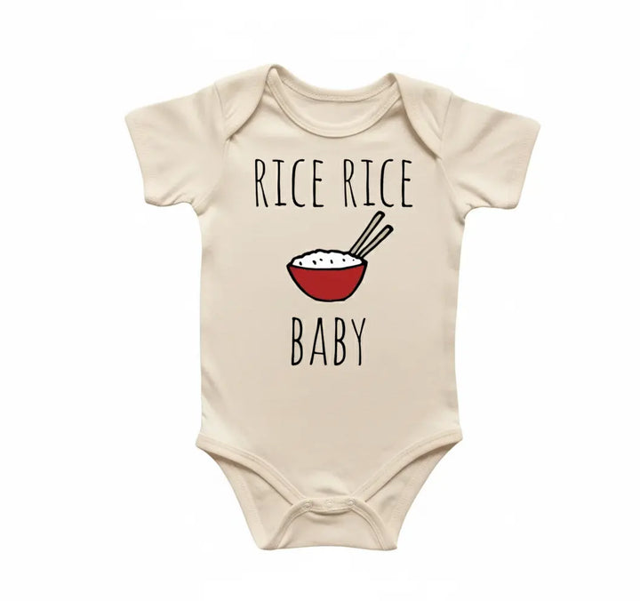 Rice Asian - Baby Boy Girl Clothes Infant Onesie® Funny Cute Newborn GS1  Funny Cute Onesie® | North Fork Forager LLC