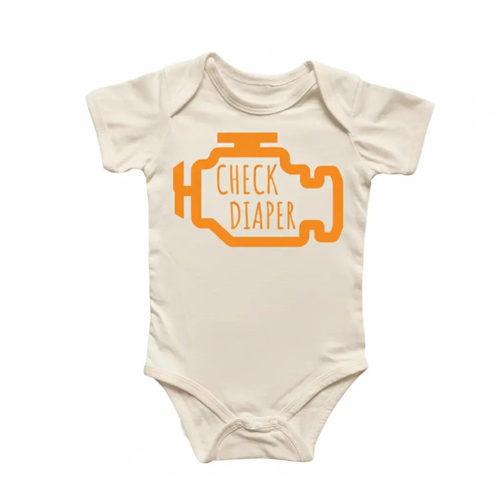 Mechanic Check Engine - Baby Boy Girl Clothes Infant Bodysuit Funny Cute Newborn  Funny Cute Onesie® | North Fork Forager LLC