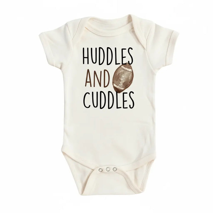 Football Cuddles - Baby Boy Girl Clothes Infant Onesie® Funny Cute Newborn GS1  Funny Cute Onesie® | North Fork Forager LLC