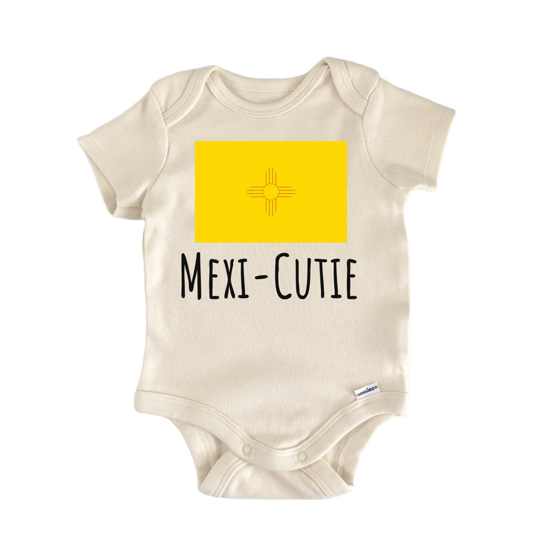 New Mexico State Flag Newborn Gift Baby Onesie®