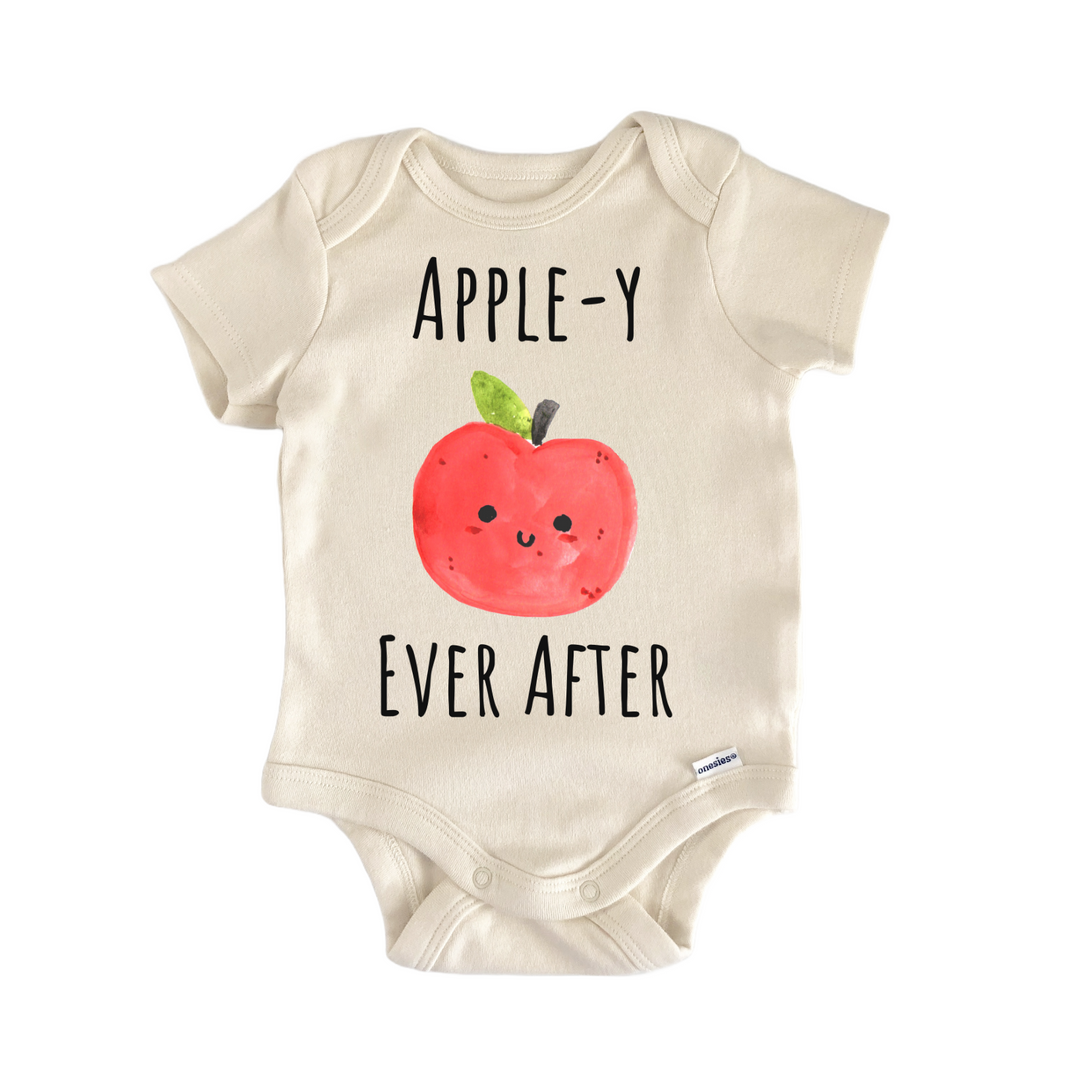 Happily Ever After Apple Teacher Fruit Baby Gift Baby Onesie®