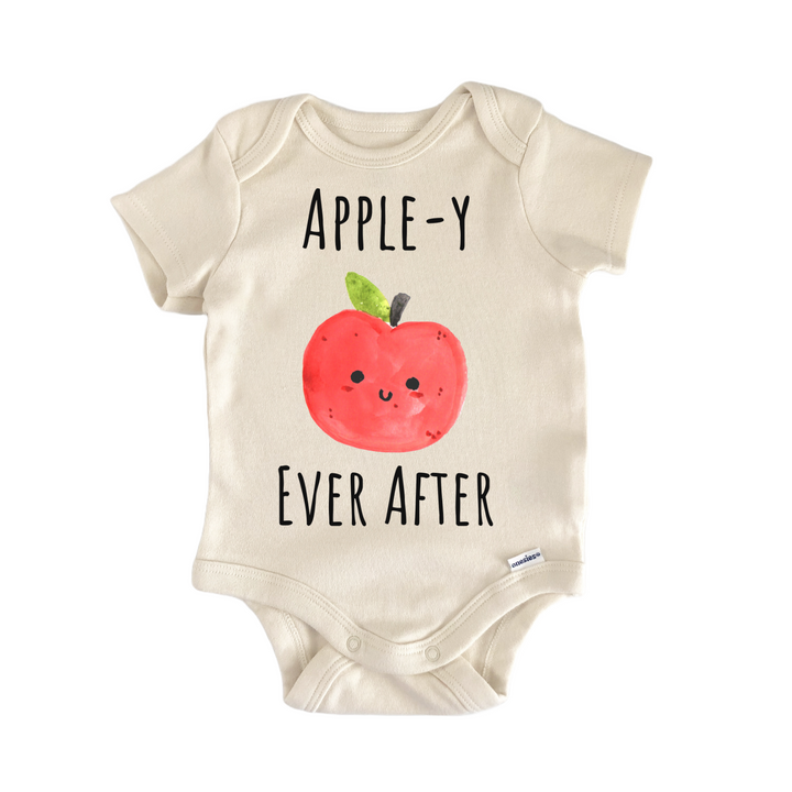 Happily Ever After Apple Teacher Fruit Baby Gift Baby Onesie®