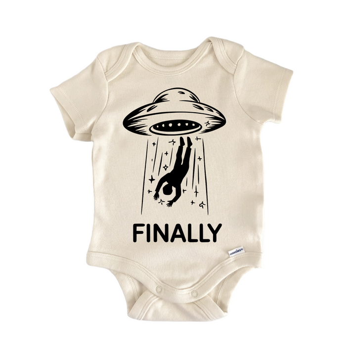 Finally Alien Ufo Newborn Baby Onesie® Onesie®