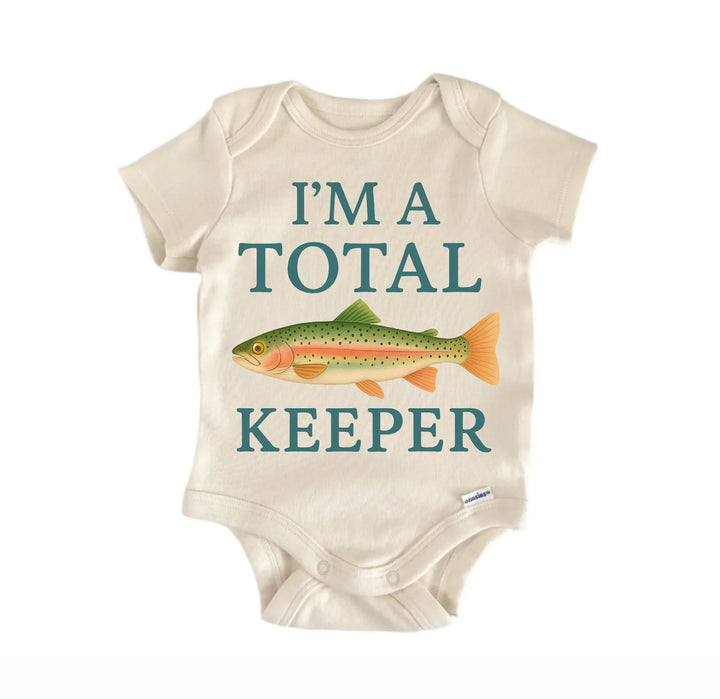 Fishing Total Keeper Newborn Baby Bodysuit