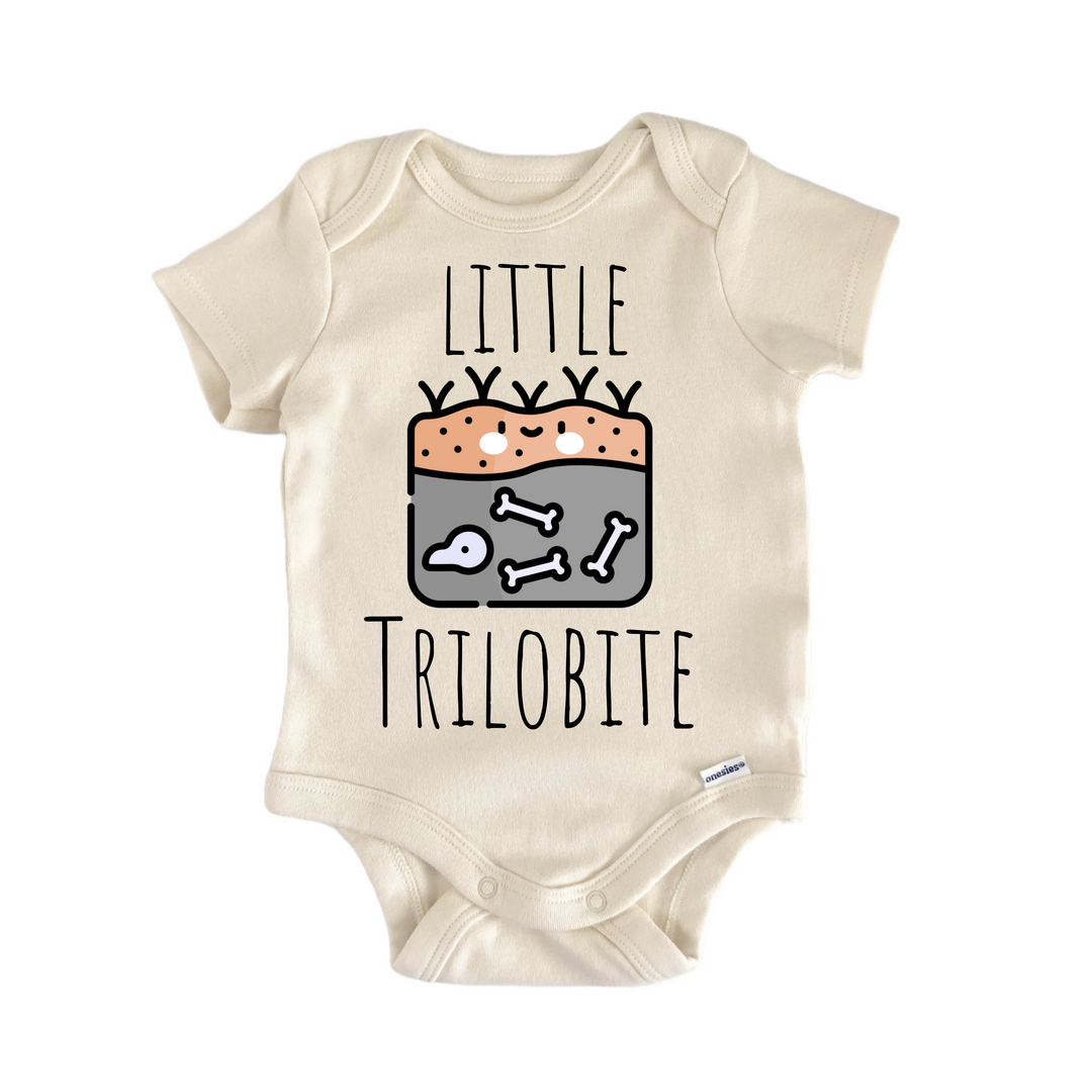 Fossil Paleontology Dinosaur - Baby Bodysuit  Funny Cute Onesie® | North Fork Forager LLC