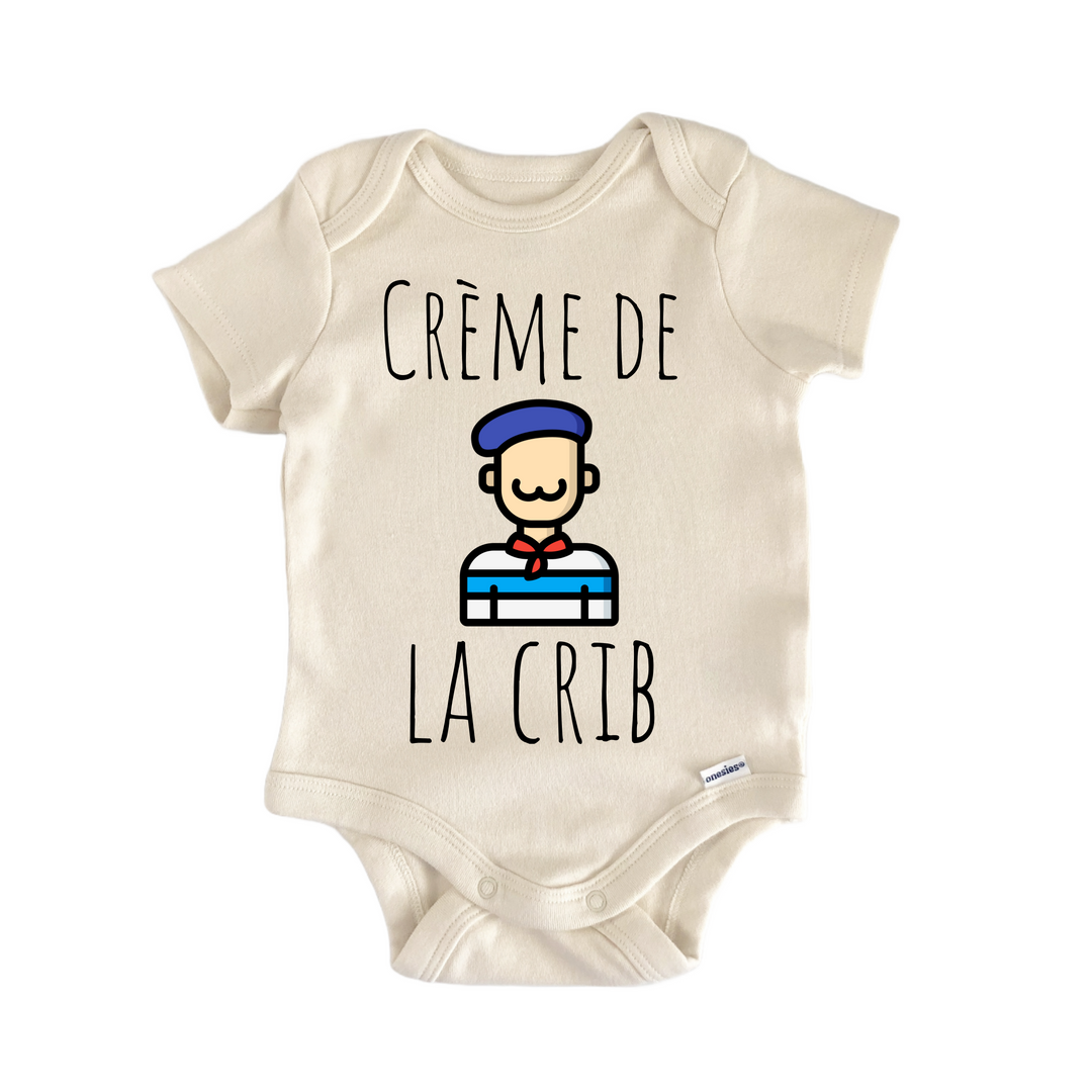 French France Creme - Baby Bodysuit  Funny Cute Onesie® | North Fork Forager LLC