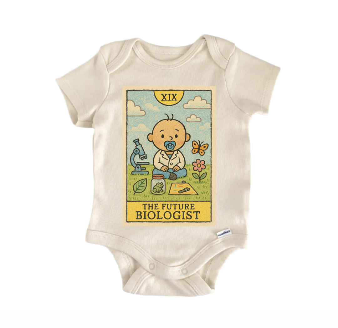 Future Biologist Tarot - Baby Bodysuit  Funny Cute Onesie® | North Fork Forager LLC