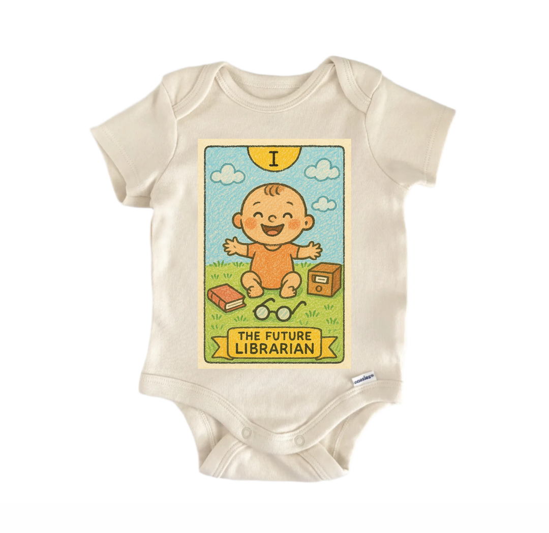 Future Librarian Tarot - Baby Bodysuit