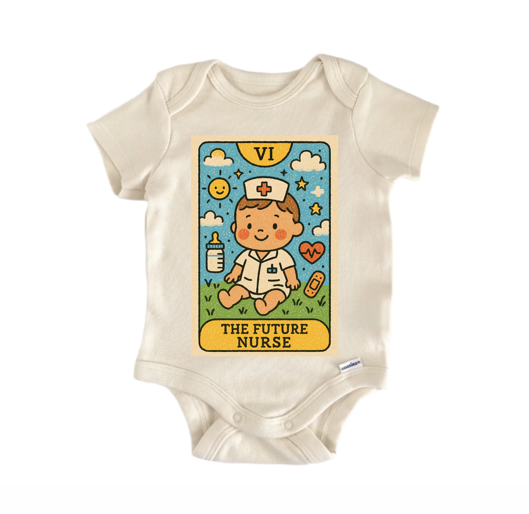 Future Nurse Tarot - Baby Bodysuit  Funny Cute Onesie® | North Fork Forager LLC