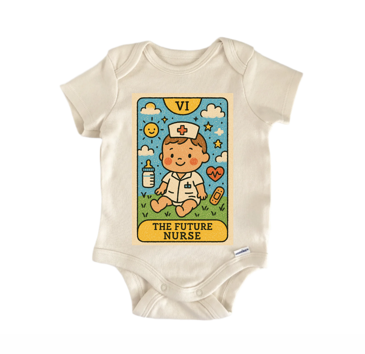 Future Nurse Tarot - Baby Bodysuit  Funny Cute Onesie® | North Fork Forager LLC