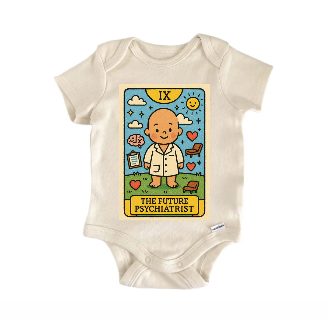 Future Psychologist Tarot - Baby Bodysuit  Funny Cute Onesie® | North Fork Forager LLC