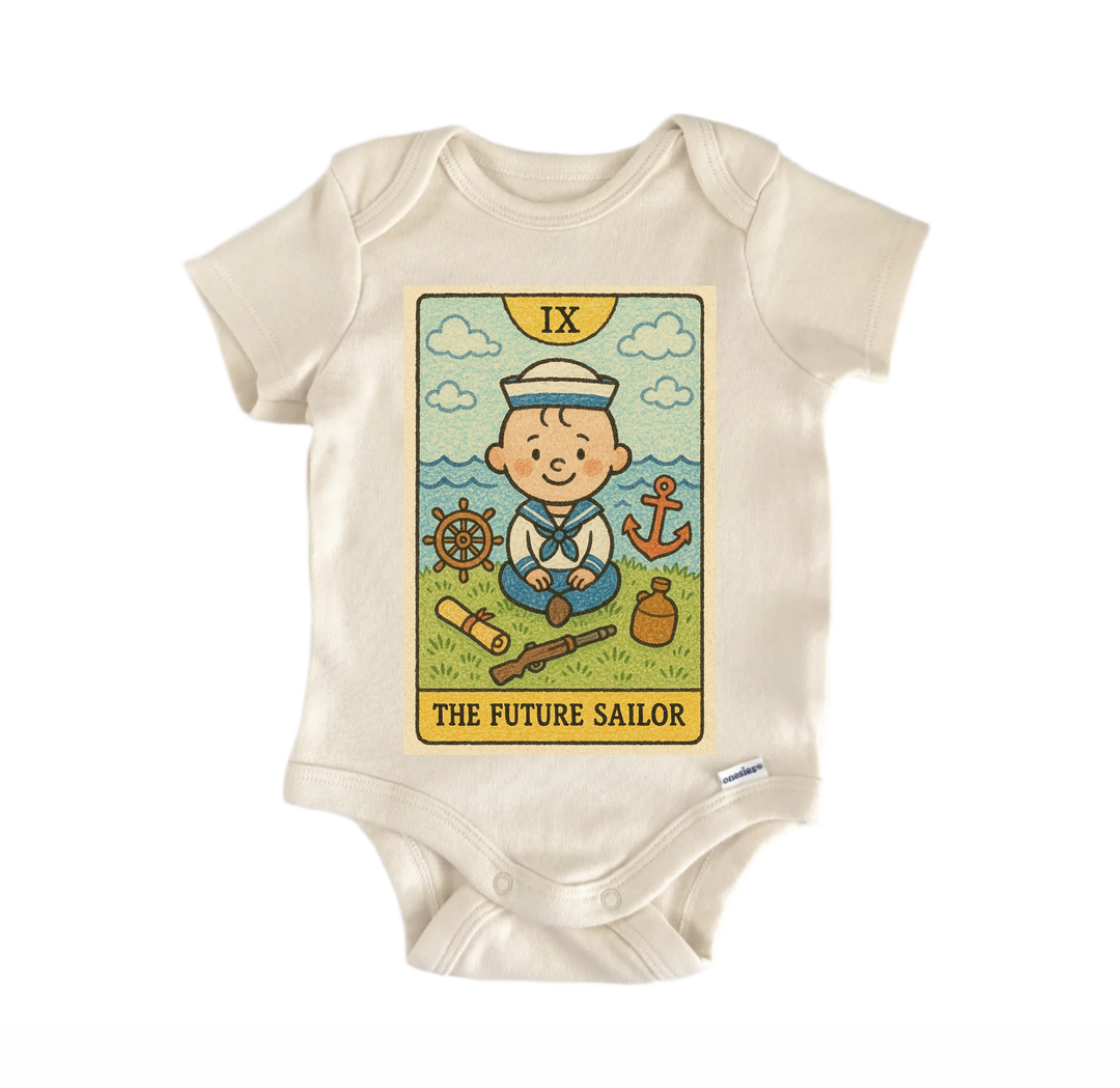 Future Sailor Tarot - Baby Bodysuit  Funny Cute Onesie® | North Fork Forager LLC