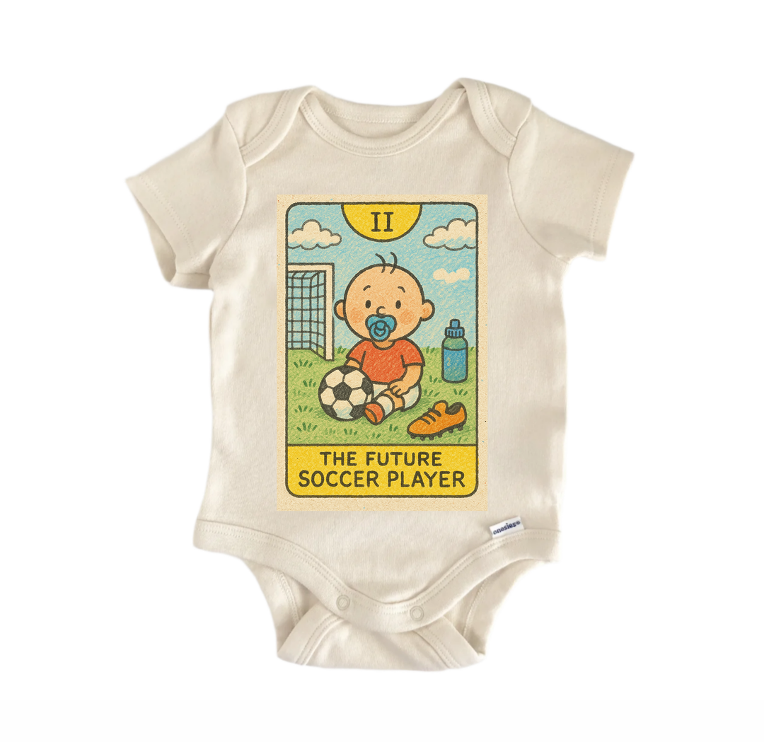 Future Soccer Player - Baby Bodysuit  Funny Cute Onesie® | North Fork Forager LLC