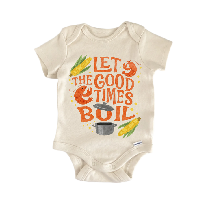 Good Times Boil Crawfish Newborn Baby Onesie® Bodysuit