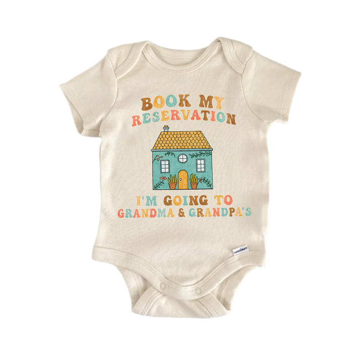 Grandma Grandpa Grandparents Reveal Newborn Baby Onesie® Bodysuit