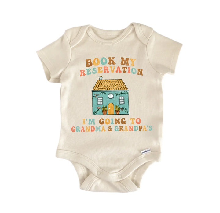 Grandma Grandpa Grandparents Reveal Newborn Baby Bodysuit