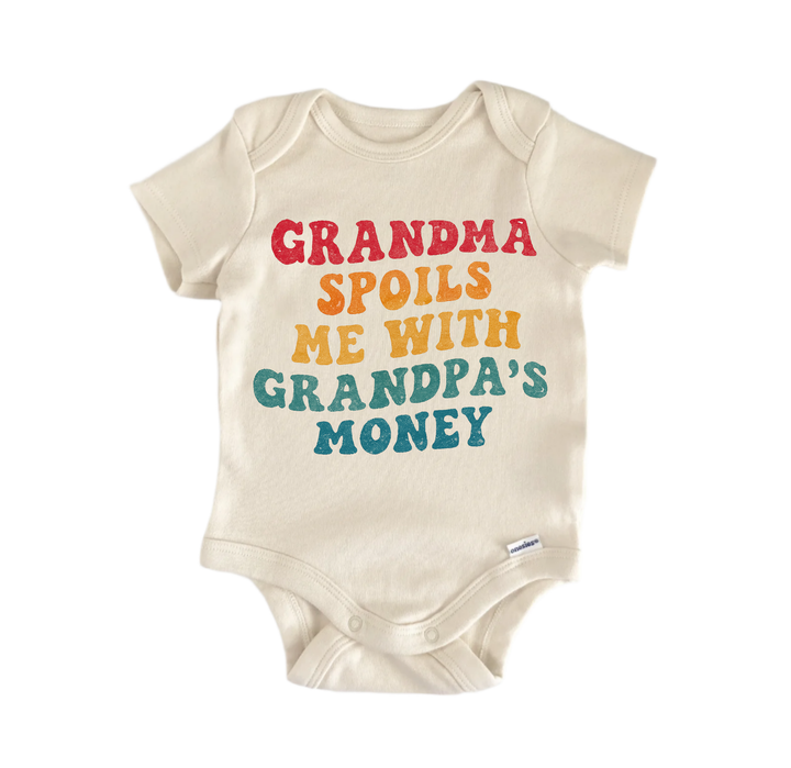 Grandma Grandpa Spoil Newborn Baby Onesie® Bodysuit