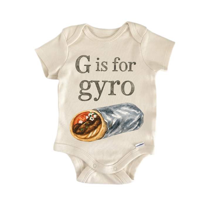 Greek Gyro Greece Newborn Baby Onesie® Bodysuit