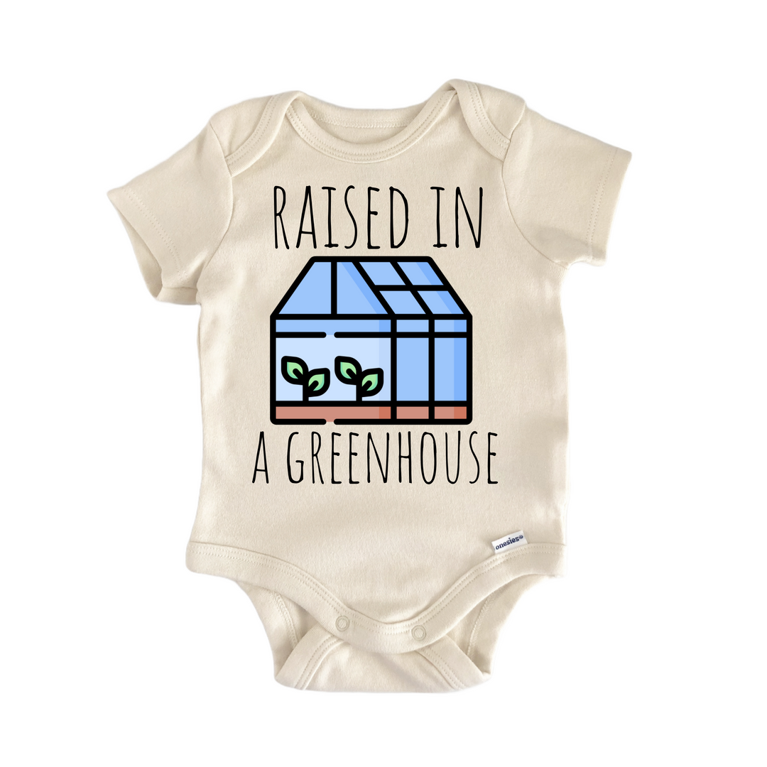 Greenhouse Nursery Plant - Baby Bodysuit  Funny Cute Onesie® | North Fork Forager LLC