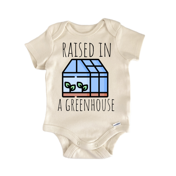 Greenhouse Nursery Plant - Baby Bodysuit  Funny Cute Onesie® | North Fork Forager LLC