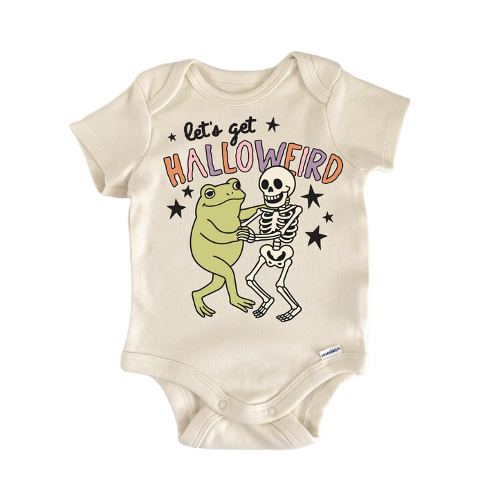 Halloweird Halloween Frog Boho - Baby Bodysuit  Funny Cute Onesie® | North Fork Forager LLC