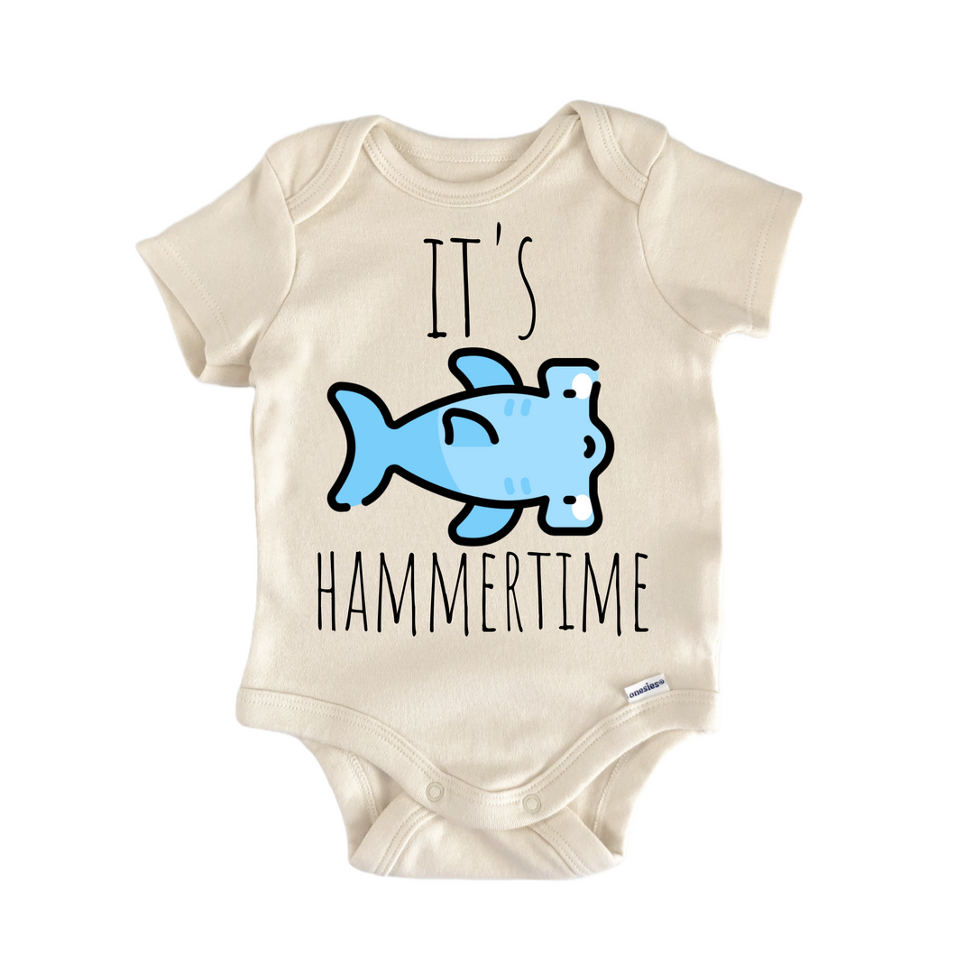 Hammerhead Shark - Baby Bodysuit  Funny Cute Onesie® | North Fork Forager LLC