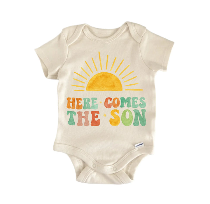 Here Comes The Son Music Pop Classic Rock Newborn Baby Onesie® Onesie®