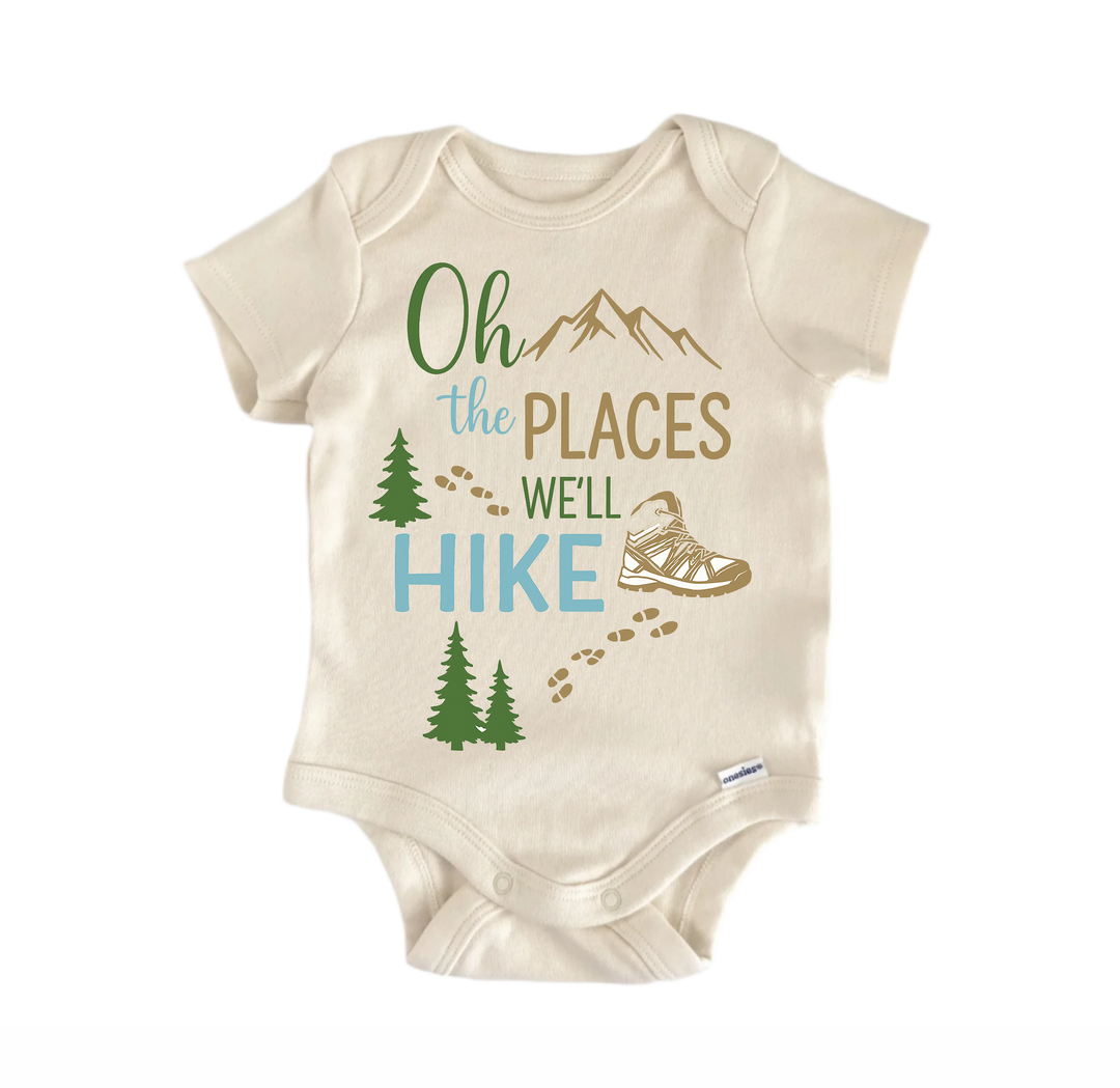 Hiking Places Hike Newborn Baby Onesie® Bodysuit