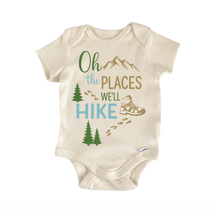 Hiking Places Hike Newborn Baby Bodysuit