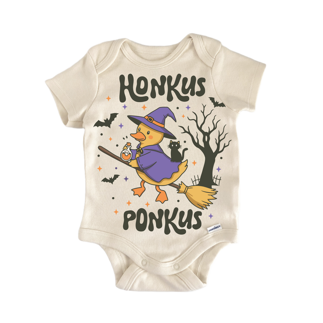 Honkus Goose Halloween Witch - Baby Bodysuit  Funny Cute Onesie® | North Fork Forager LLC
