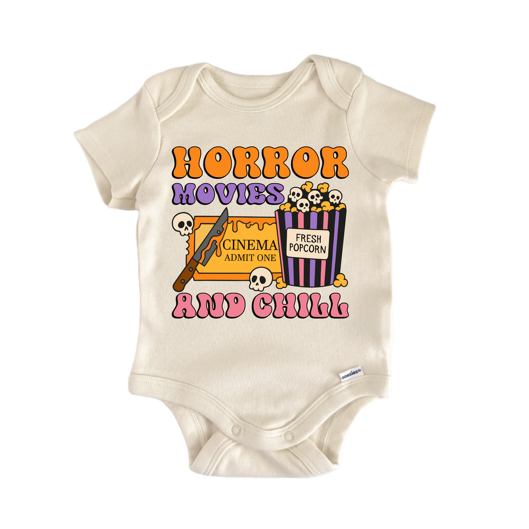 Horror Movie Halloween - Baby Bodysuit  Funny Cute Onesie® | North Fork Forager LLC