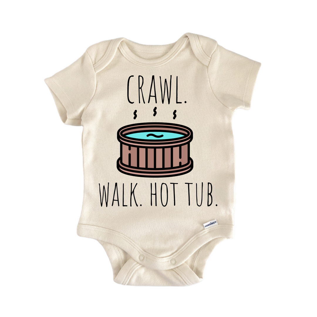 Hot Tub Bubble Jet - Baby Bodysuit  Funny Cute Onesie® | North Fork Forager LLC
