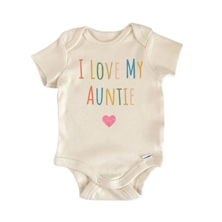 I Love My Auntie Newborn Baby Bodysuit