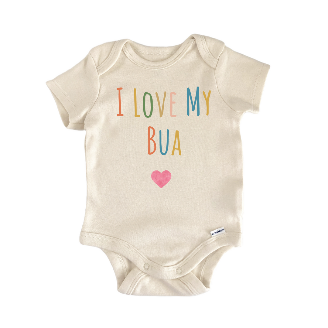 I Love My Bua Newborn Baby Onesie® Bodysuit