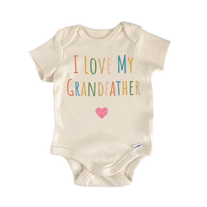 I Love My Grandfather Newborn Baby Onesie® Onesie®